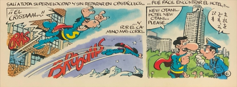 Superl&oacute;pez voando a Xap&oacute;n.