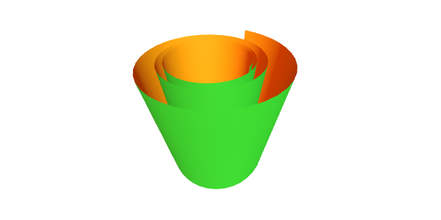 Superficie completa non pechada.