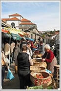 Market in Abastos Square (Santiago de Compostela)