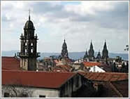View of the Cathedral from 'A Alameda' (Santiago de Compostela)